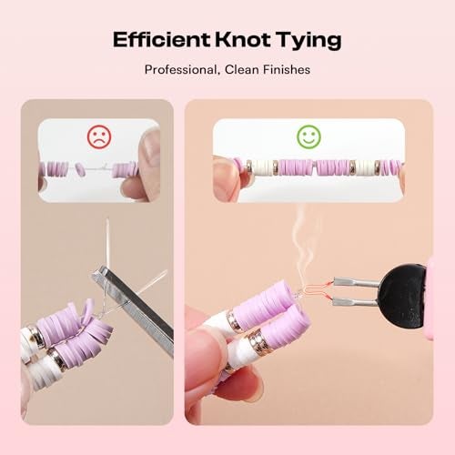 Caydo Thread Burner for Jewelry Making, Rechargeable Thread Burner Tool & Threads Zapper for Bead Weaving, Bracelet Making, Leather Craft, Sewing & Stringing Projects - Image 3