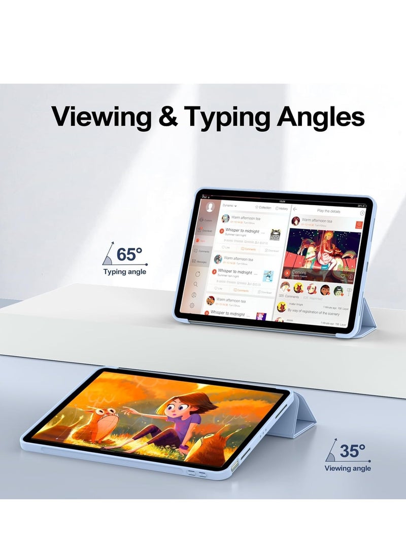 JAJEEK iPad Air 11-Inch M2 2024 Case, Compatible with iPad Air 5th/4th Gen (10.9-Inch, 2022/2020) – Slim & Lightweight Soft TPU Protective Cover with Auto Sleep/Wake, Smart Folio Stand, Hands-Free Viewing - Image 5