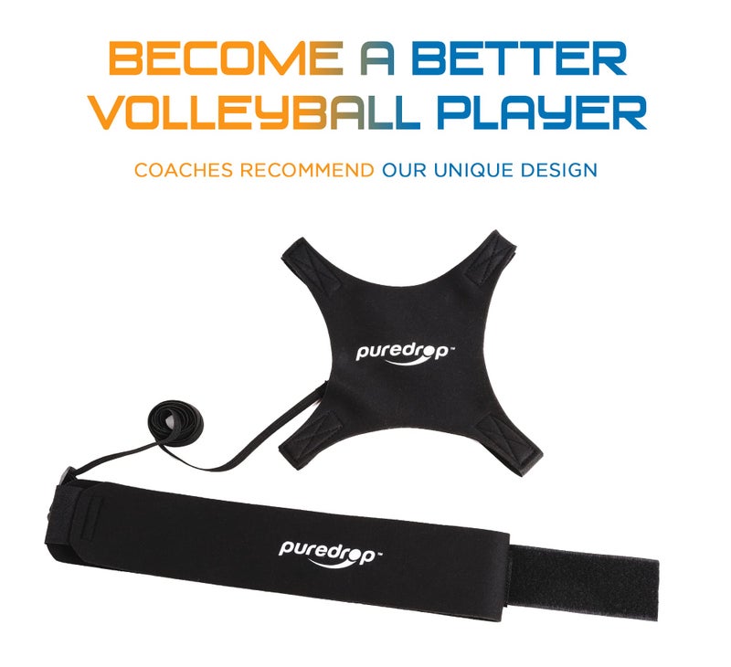 Pure Drop Puredrop Volleyball Training Equipment Aid Great Trainer for Solo Practice of Serving Setting Spiking and arm Swings Returns The Ball After Every Swing Spike Train Pass Serve Coach - Image 3