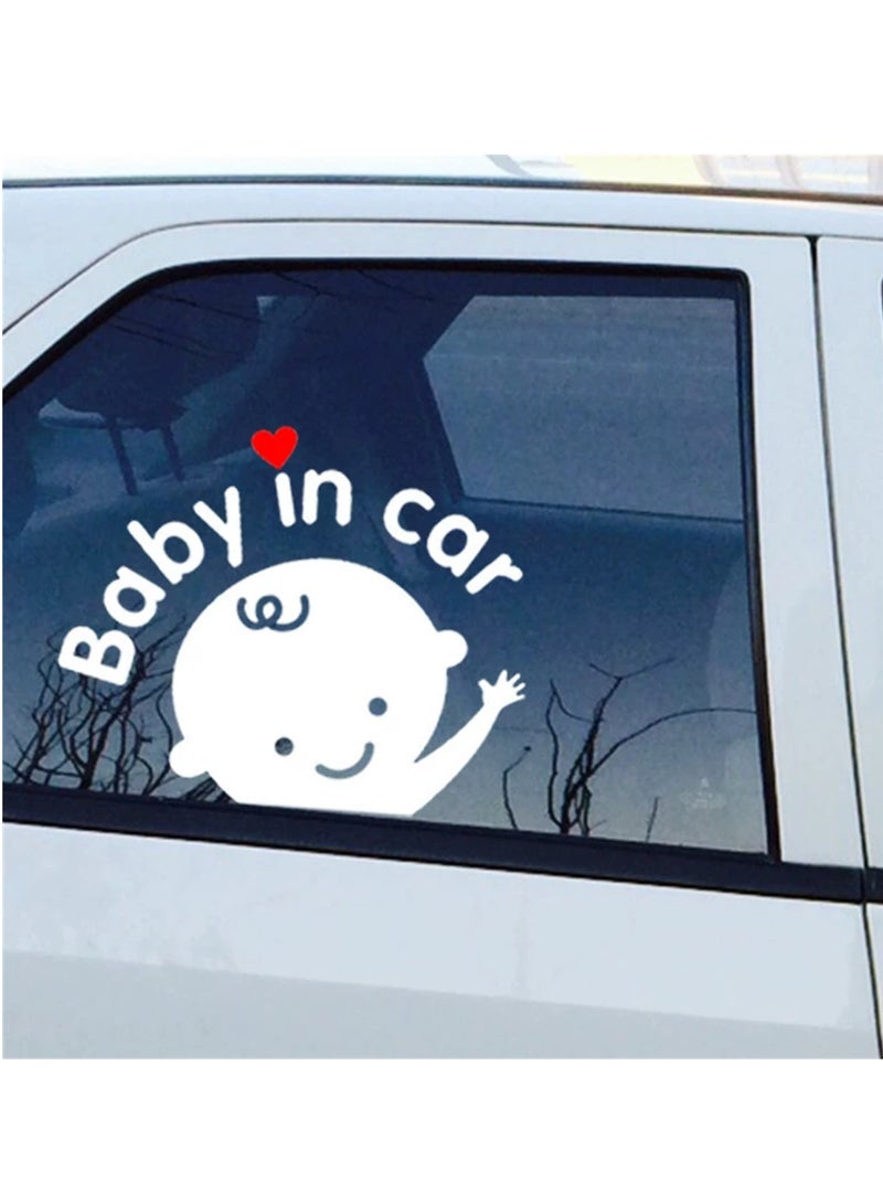 Generic Baby in Car Sign Decal Baby on Board Stickers Window Bumper Decoration  - Image 1