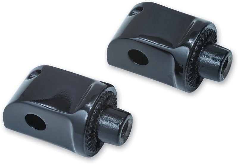 Kuryakyn 8863 Splined Male Mount Peg Adapters for Honda Motorcycles, Gloss Black, 1 Pair - Image 2