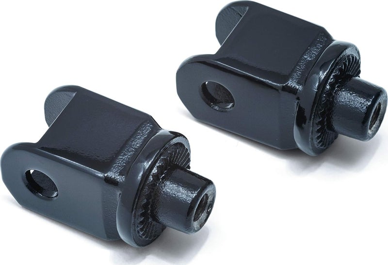 Kuryakyn 8863 Splined Male Mount Peg Adapters for Honda Motorcycles, Gloss Black, 1 Pair - Image 1