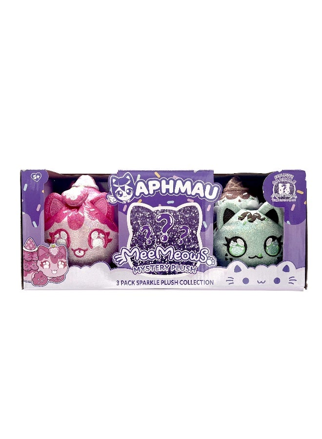 Aphmau MeeMeow Plush 3pk  Sparkle Ice Cream 6inch - Image 1