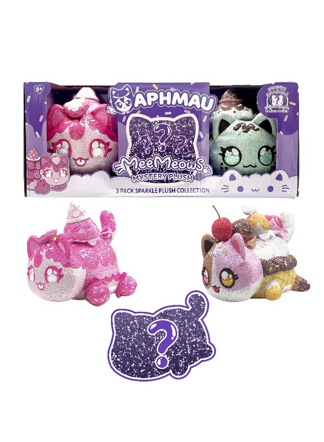 Aphmau MeeMeow Plush 3pk  Sparkle Ice Cream 6inch - Image 2