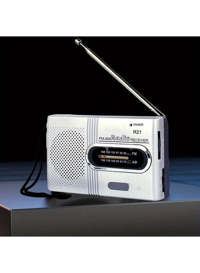 Mini Portable AM FM Radio 1pc with Analog Tuning Dial for Emergency Camping - Image 5