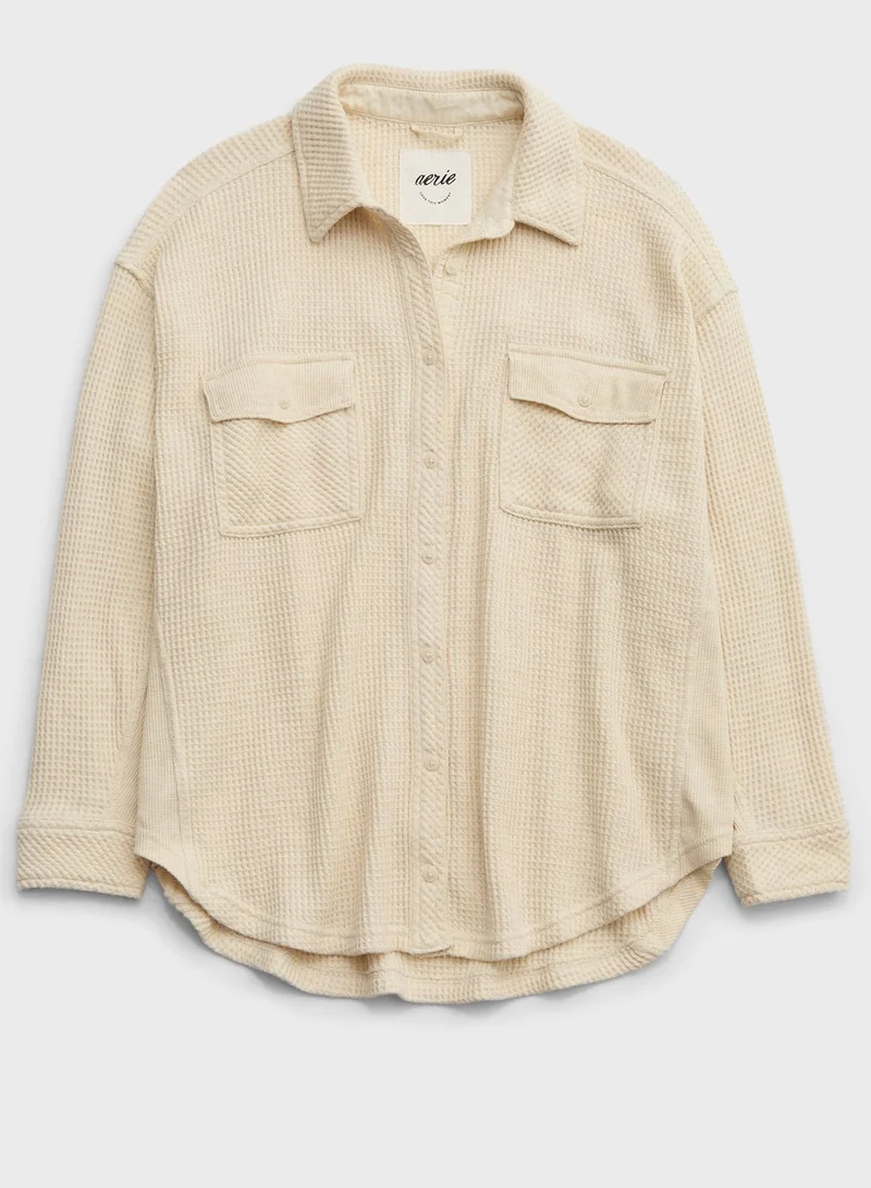 آري من امريكان ايجل Double Pocket Button Down Shirt