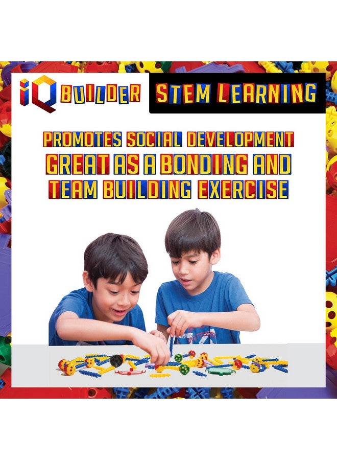 IQ BUILDER | STEM Learning Toys | Creative Construction Engineering | Fun Educational Building Blocks Toy Set for Boys and Girls Ages 5 6 7 8 9 10 Year Old + | Best Toy Gift for Kids | Activity Game - Image 4