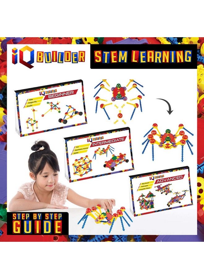 IQ BUILDER | STEM Learning Toys | Creative Construction Engineering | Fun Educational Building Blocks Toy Set for Boys and Girls Ages 5 6 7 8 9 10 Year Old + | Best Toy Gift for Kids | Activity Game - Image 2