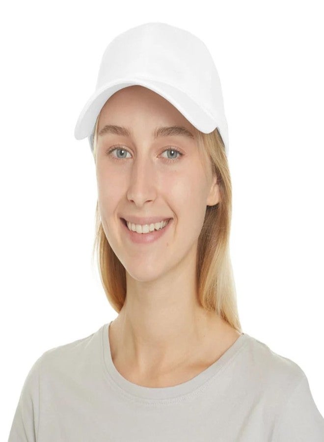 Tergy 20PCS Blank Baseball Caps Adjustable Back Strap Golf Dad Hat for Men and Women (White) - Image 4