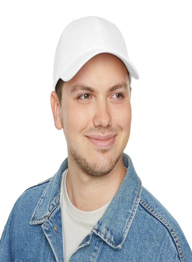 Tergy 20PCS Blank Baseball Caps Adjustable Back Strap Golf Dad Hat for Men and Women (White) - Image 5
