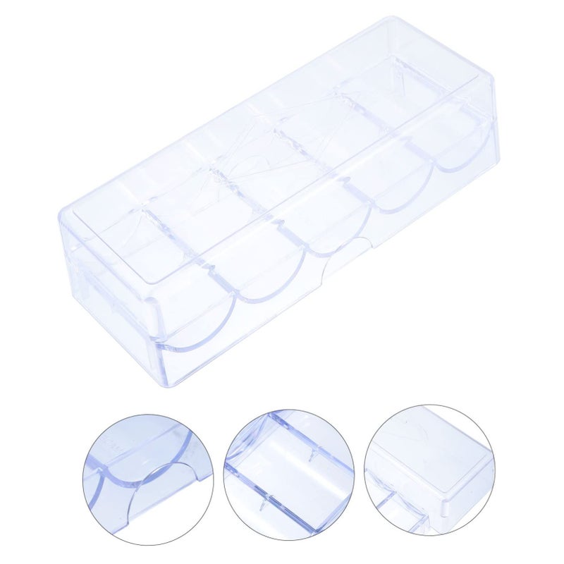 Transparent Mahjong Chips Storage Case Portable Lightweight Organizer - Image 5
