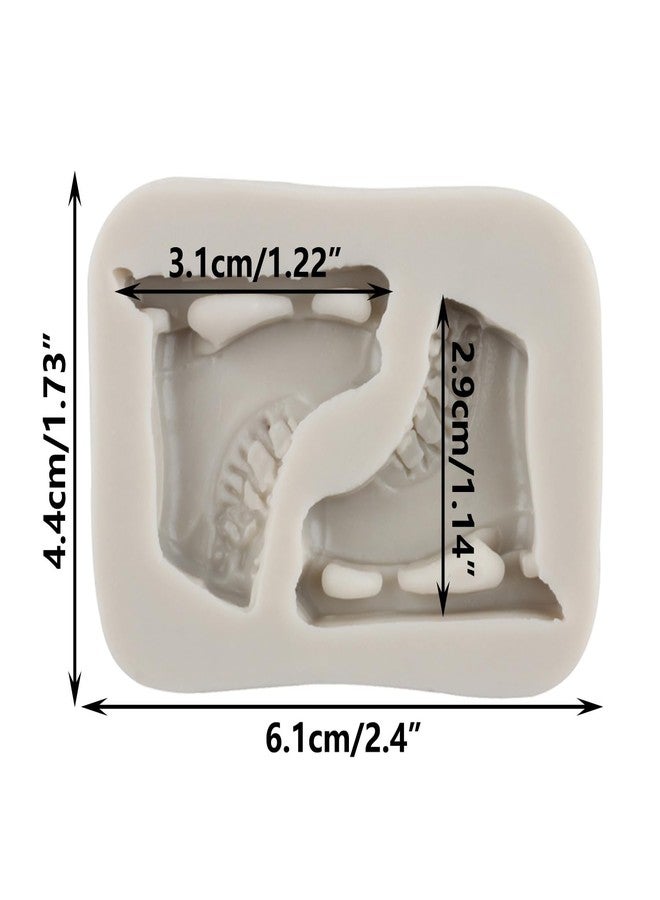MINFEIDMS Ice Skates Fondant Molds Ice Skates Silicone Mold For Cake Decorating Cupcake Topper Candy Chocolate Gum Paste Polymer Clay - Image 2
