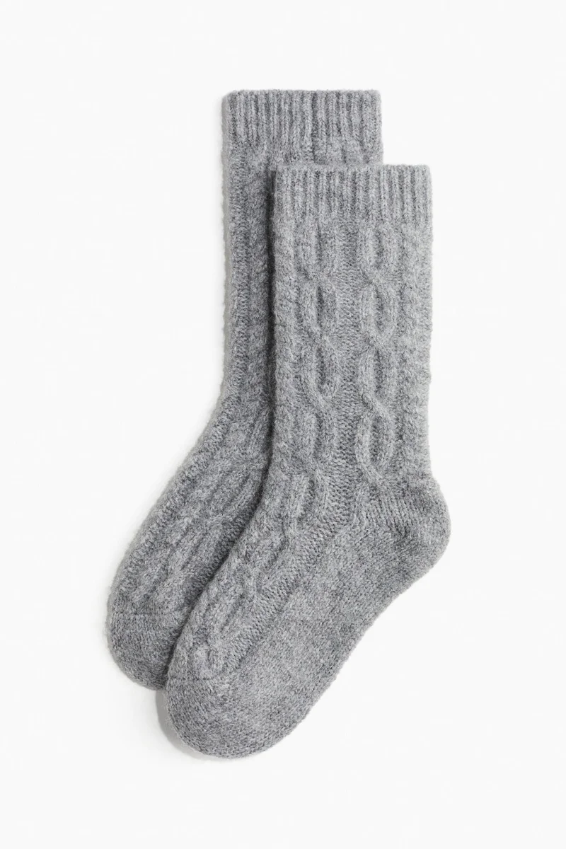 H&M Cable-Knit Socks
