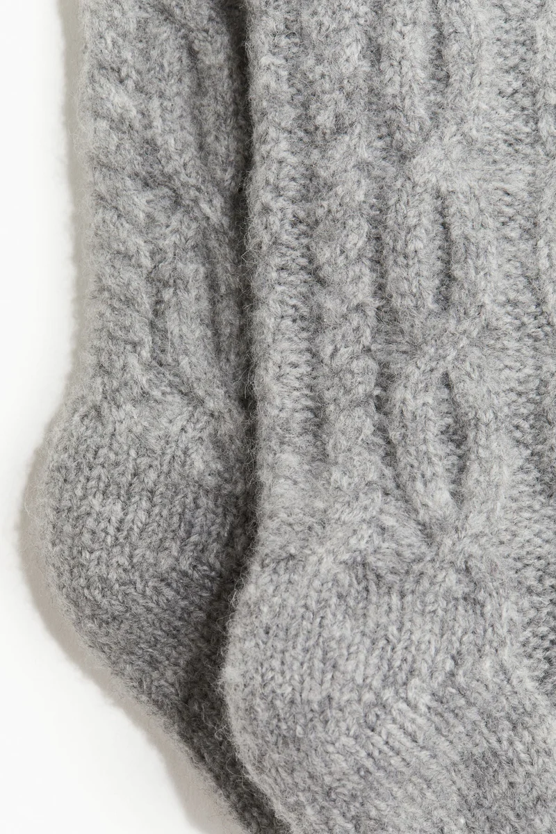 H&M Cable-Knit Socks