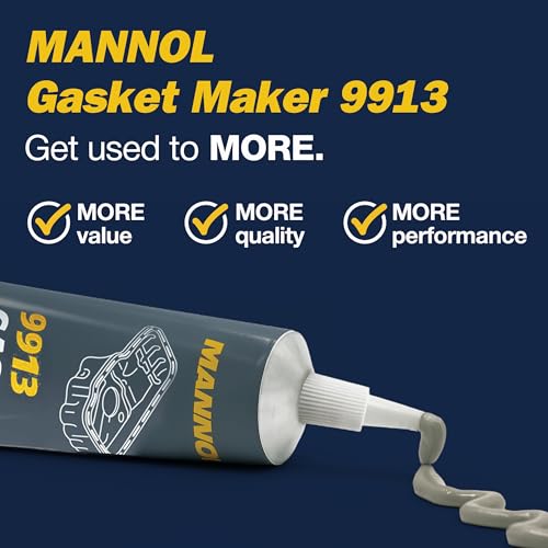 Mannol Gasket Maker, 9913, High-Temp RTV Silicone Sealant for Oil Pan, Valve Cover, Thermostat Housing, and Gasket Repairs That Last - Image 5