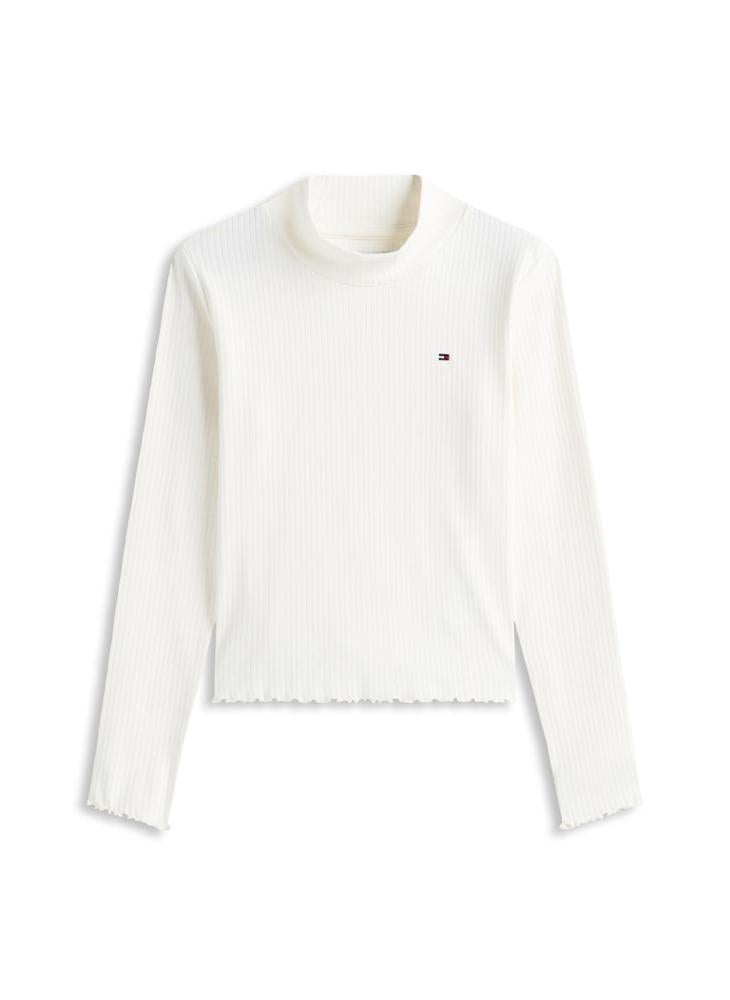 TOMMY HILFIGER Kids Essentials High Neck T-Shirt - Image 5