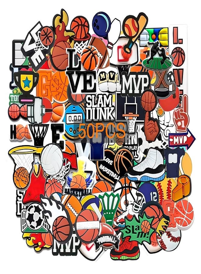BOWNDY PVC Sports Cars Shoe Charms, 50pcs Random Charms, Multicolored, No Gemstone - Image 1