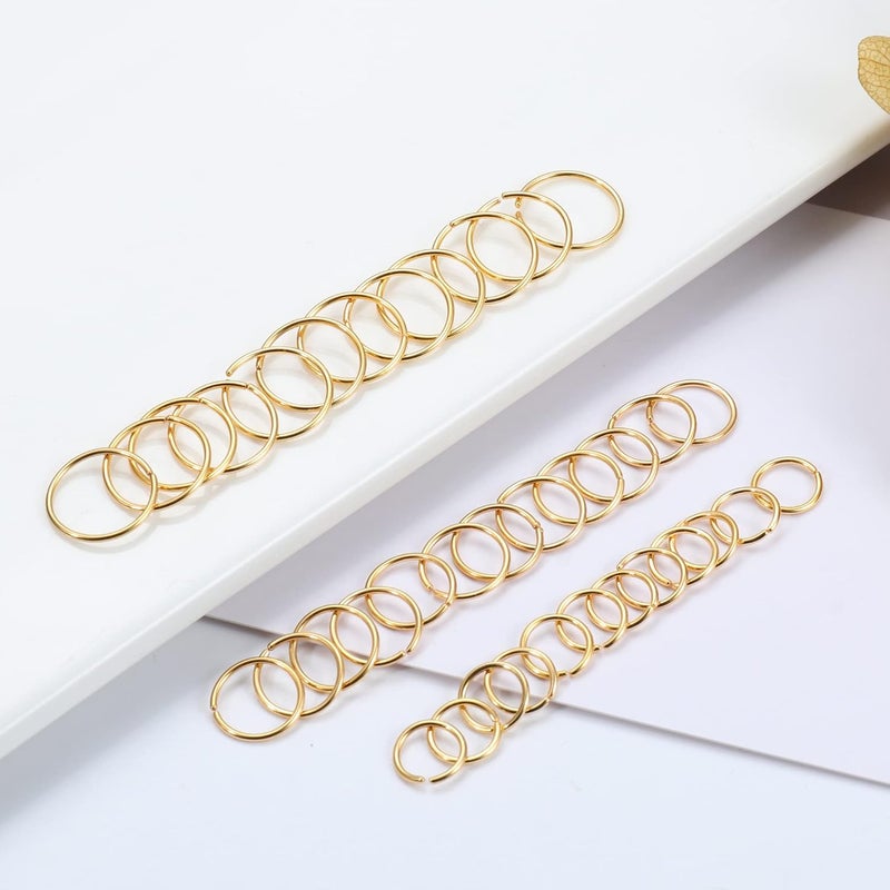 Drperfect 36Pcs 20G Nose Ring Hoop for Women Men 316L Stainless Steel Helix Tragus Lip Septum Ring Cartilage Earring Hoop Piercing Jewelry - Image 5