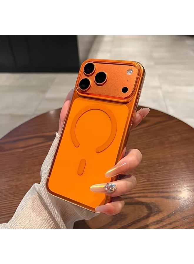 Ultra-Slim Magnetic Wireless Charging Case for The for iphone 17 Pro Max, Featuring a Hard Clear Cover - Image 3