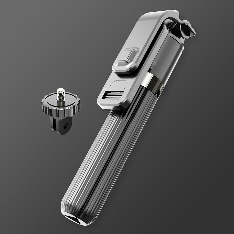 2-in-1 Selfie Stick Tripod Stand Telescoping with Phone Holder Remote Controll Compatible with iPhone Samsung Huawei Smartphones for Selfie Live Streaming Video Recording Online Meeting Chatting - Image 1