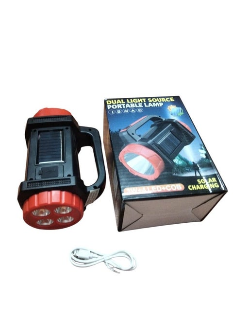 Portable Camping and Home Floodlight, 3 Modes - Dual Power Source (Multi-use)