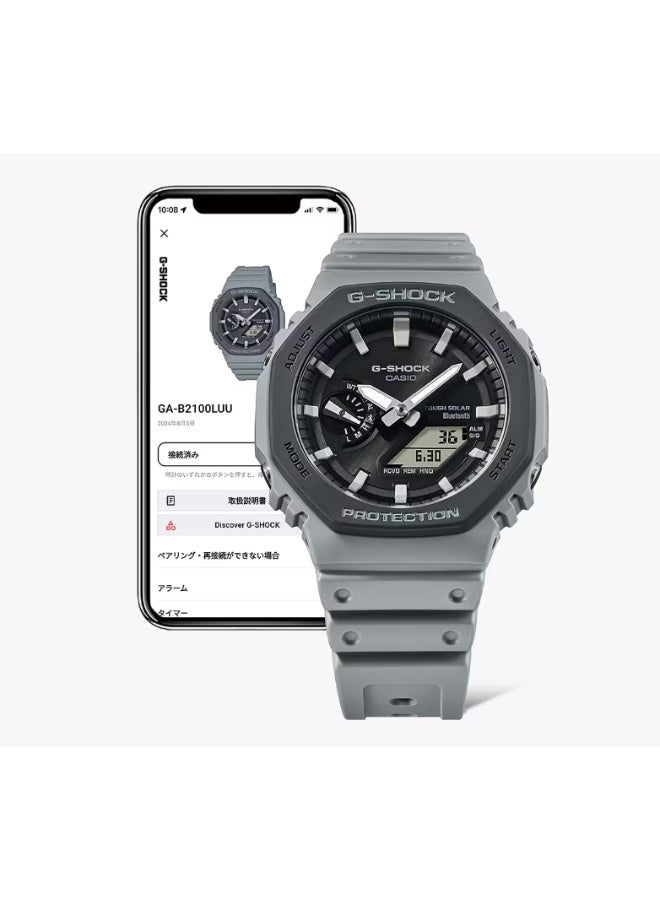 CASIO G-SHOCK GA-B2100LUU-8A Analog-Digital Men’s Watch, Tough Solar, Bluetooth Connectivity, 200M Water Resistant, Resin Strap - Image 5