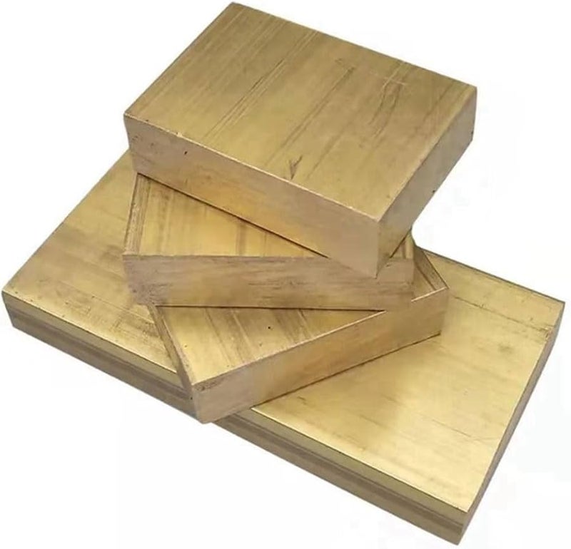 Brass Bar Block 10x10x200mm CNC Engraving Plate Flat Copper Bar for Machining and Cutting - Image 5