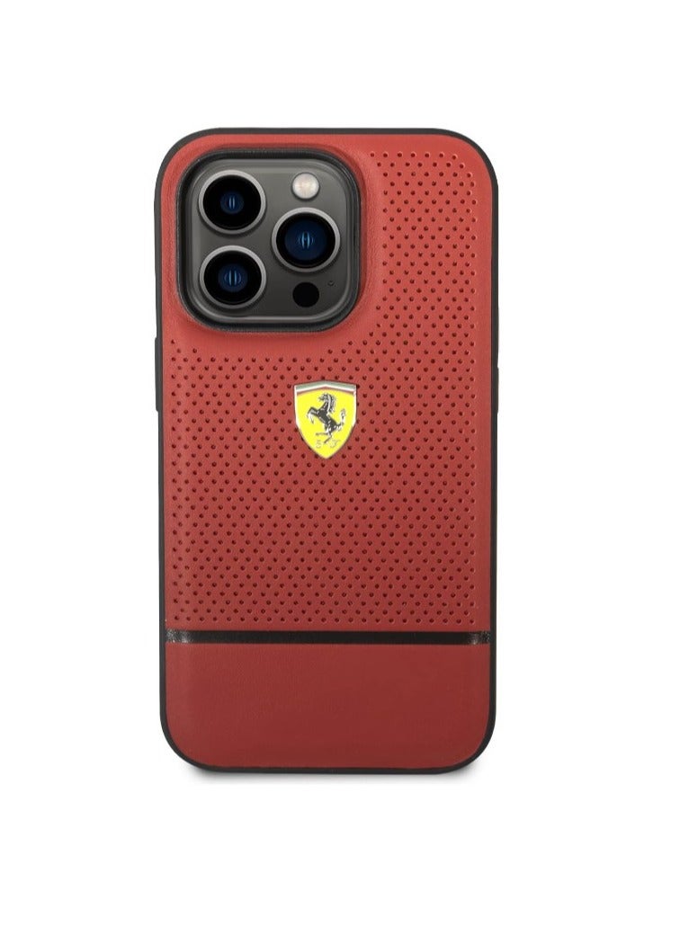 Ferrari غطاء حماية لجهاز آيفون 14 برو - أحمر - Image 4