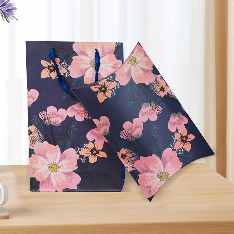 Silk Scarf Gift Box Holiday Gift Suit Scarf Scarf Hand Gift Box Fashion High-End Paper Bag Packaging Orange Box - Image 4