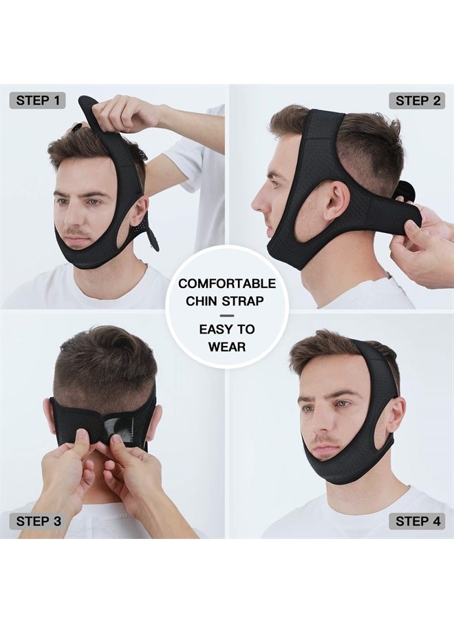 Anti Snore Chin Strap [Upgraded], Vosaro Snoring Solution Effective Anti Snore Device, Adjustable and Breathable Stop Snoring Head Band for Men Women, Black - pzsku/Z5B4ED2A50894A333D9FBZ/45/_/1715614694/82ae06bc-5446-4152-a276-8cdc04e8c325