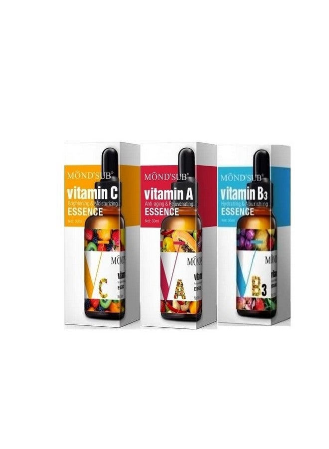 Mond'sub Vitamin C, Vitamin A & Vitamin B3 Face Serum for SKin Repair, Anti-Aging & Anti wrinkle - 90ml - Image 1