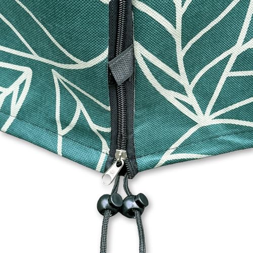 UB-STORE Plant Covers Freeze Protection 59"x91" in 2 Pack | Green Winter Frost Blankets for Outdoor Plants | Reusable Garden Cover Bags with Zipper Drawstring | Cold Weather Shrub Protection Cloth - Image 5