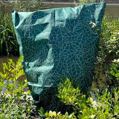 UB-STORE Plant Covers Freeze Protection 59"x91" in 2 Pack | Green Winter Frost Blankets for Outdoor Plants | Reusable Garden Cover Bags with Zipper Drawstring | Cold Weather Shrub Protection Cloth - Image 4