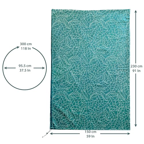 UB-STORE Plant Covers Freeze Protection 59"x91" in 2 Pack | Green Winter Frost Blankets for Outdoor Plants | Reusable Garden Cover Bags with Zipper Drawstring | Cold Weather Shrub Protection Cloth - Image 3