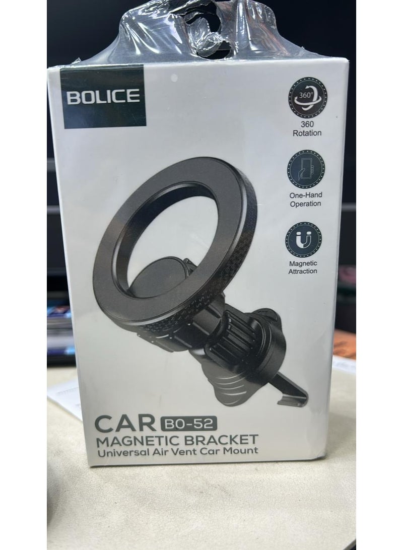 BOLICE B0-52 Car Magnetic Bracket - Universal Air Vent Car Mount With 360-Degree Rotation - Image 1