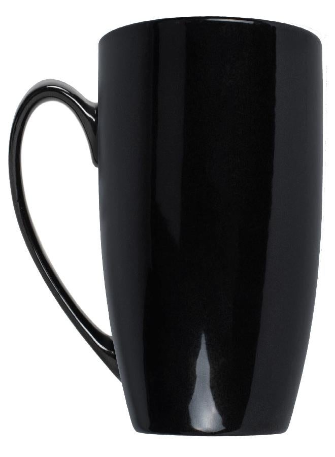 Elanze Designs Pearlescent Sand Finish 10 ounce New Bone China Coffee Cup Mugs Set of 4 - Image 2