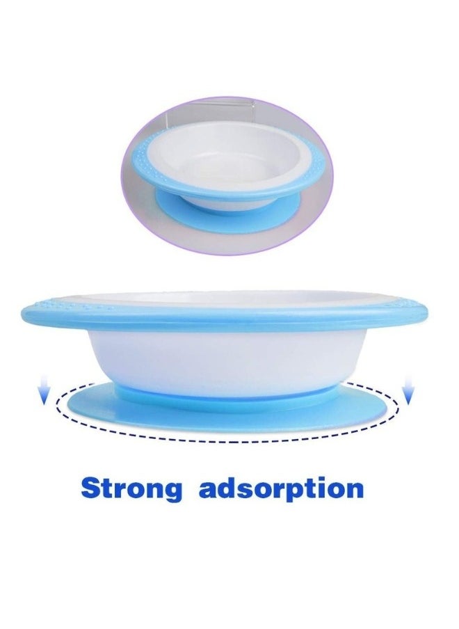 Generic Baby feeding set 4 in 1, children’s tableware, plate, spoon, fork, and water or milk bottle, a complete set of four-piece baby feeding tools  - Image 2
