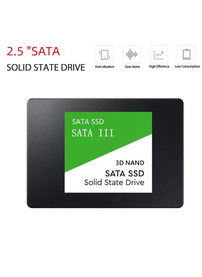 Generic - 2.5-inch Solid State Drive Ssd 2tb 1tb 4tb For Desktop Laptop High Speed Digital Computer Storage-Capacity:Green 4TB - Image 1