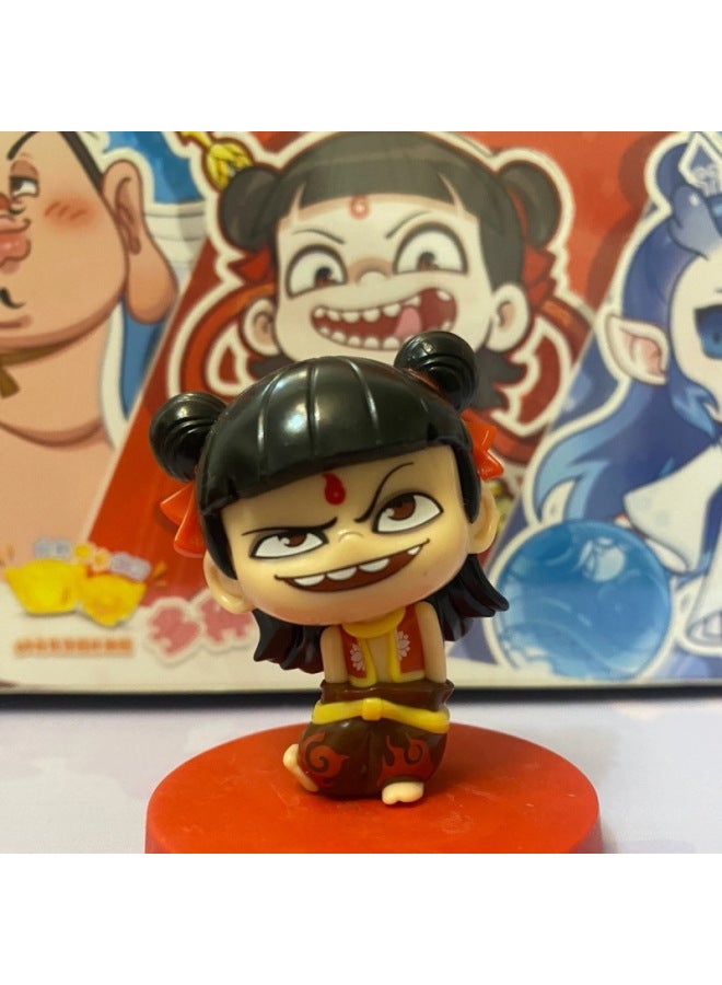 Loquat Nezha's Devil Boy Naohai Series Blind Box Nezha Ao Bing Ao Guang Taiyi Real Person-Color:Nezha A (specified Model Unboxed And Bagged)-Specification:Genuine Guaranteed Spot Sale Of Sonny Sandy Blind - Image 1