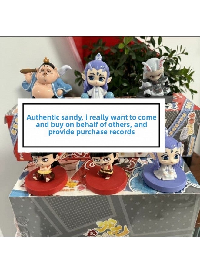 Loquat Nezha's Devil Boy Naohai Series Blind Box Nezha Ao Bing Ao Guang Taiyi Real Person-Color:Nezha A (specified Model Unboxed And Bagged)-Specification:Genuine Guaranteed Spot Sale Of Sonny Sandy Blind - Image 2