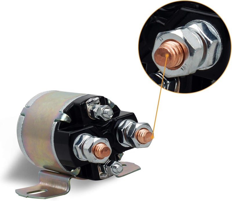 NTHREEAUTO 12V Starter Solenoid for Yamaha Gas Golf Carts - 4 Terminal Design - Image 2