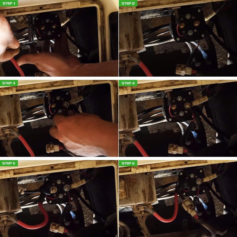 NTHREEAUTO 12V Starter Solenoid for Yamaha Gas Golf Carts - 4 Terminal Design - Image 3