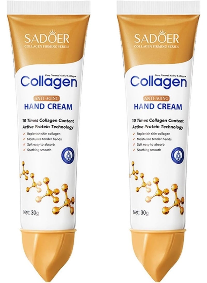 Collagen Anti Wrinkle Hand Cream, Nourishing Whitening Moisturizing Skin Care Cream, Fast