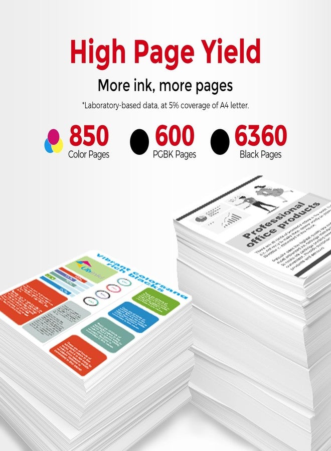 Ubinki Ink 280 281 Cartridges XXL for Canon PGI-280XXL CLI-281XXL 280 XXL 281 XXL for Pixma TR8620a TR8520 TR8600 TR8620 TS6320 TR7520 TS6120 TR8500 TS6220 TS6300 TR8622 Printer (10-Pack) - Image 3