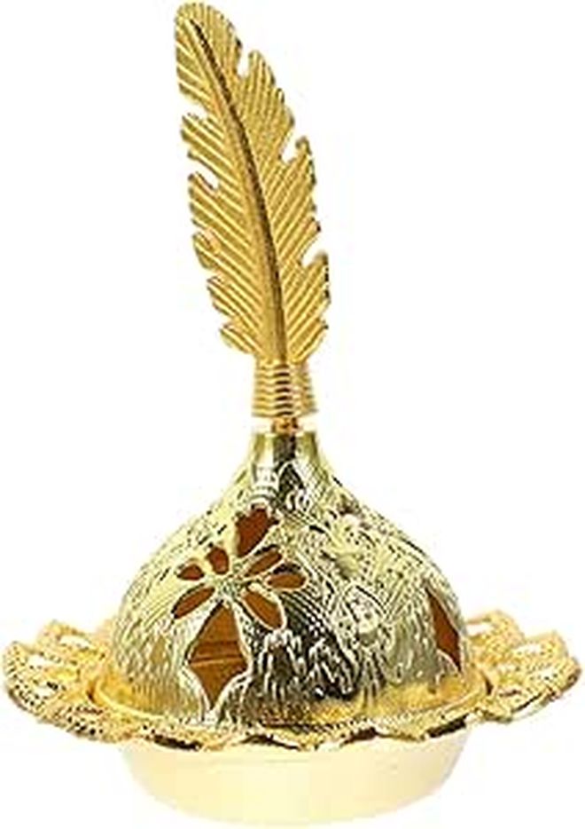 مُبَخِّر الريش تصميم حُرَق البخور العربية العتيقة للمنزل المكتب التأمل - Image 1