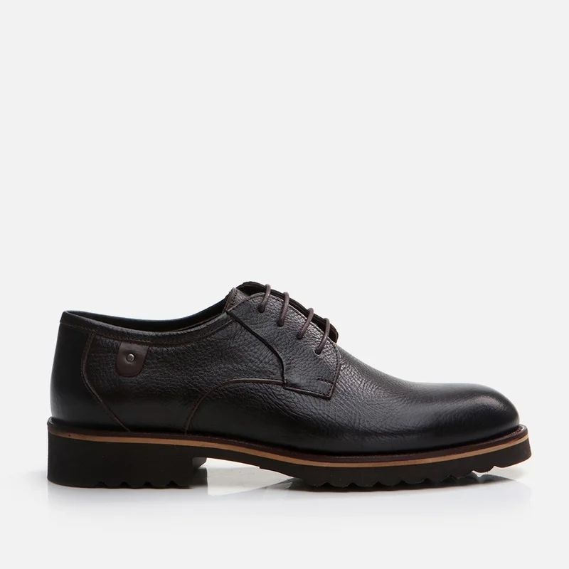 Hotiç 02AYH292480A100 GENUINE Leather Black Men's Casual Shoes