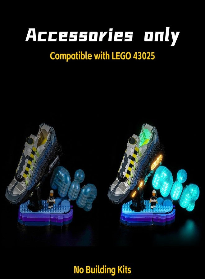 BrickBling LED Light Compatible with Lego Nike Air Max 95, Creative Lighting Compatible with Lego 43025 - Excluding Bricks (Classic Version Light) - Image 4