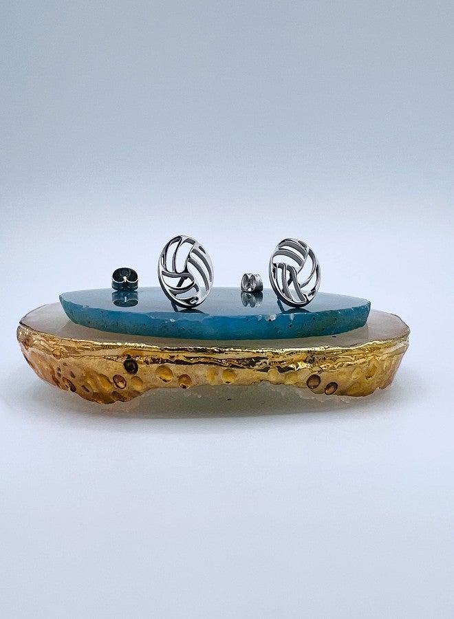 Mall of Style Volleyball Earrings for Women - Volley Ball Jewelry Mom Accessories (Volleyball - Saver) - Image 3