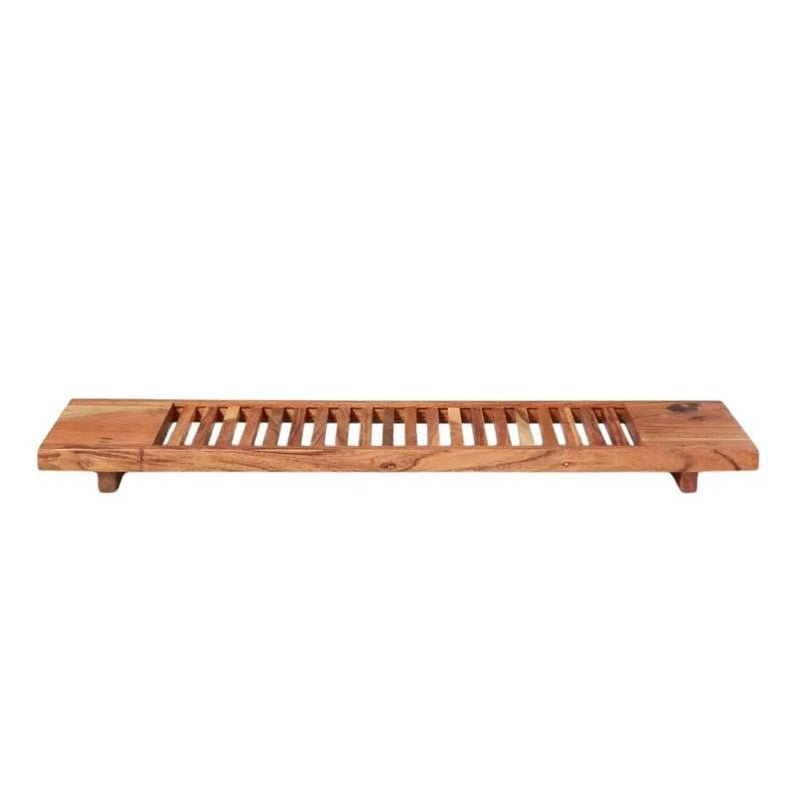 Runam Woods Luxury Bathtub Tray Rack for Bathroom Pool Solid Wood Tub Tray TableCaddy Bath Storage Tray for Bath Accessories - Image 1
