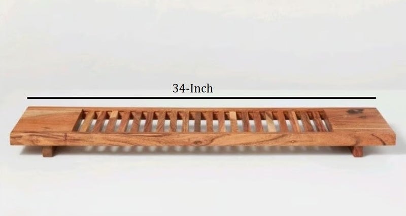 Runam Woods Luxury Bathtub Tray Rack for Bathroom Pool Solid Wood Tub Tray TableCaddy Bath Storage Tray for Bath Accessories - Image 2